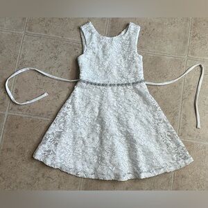Toddler Formal White Dress